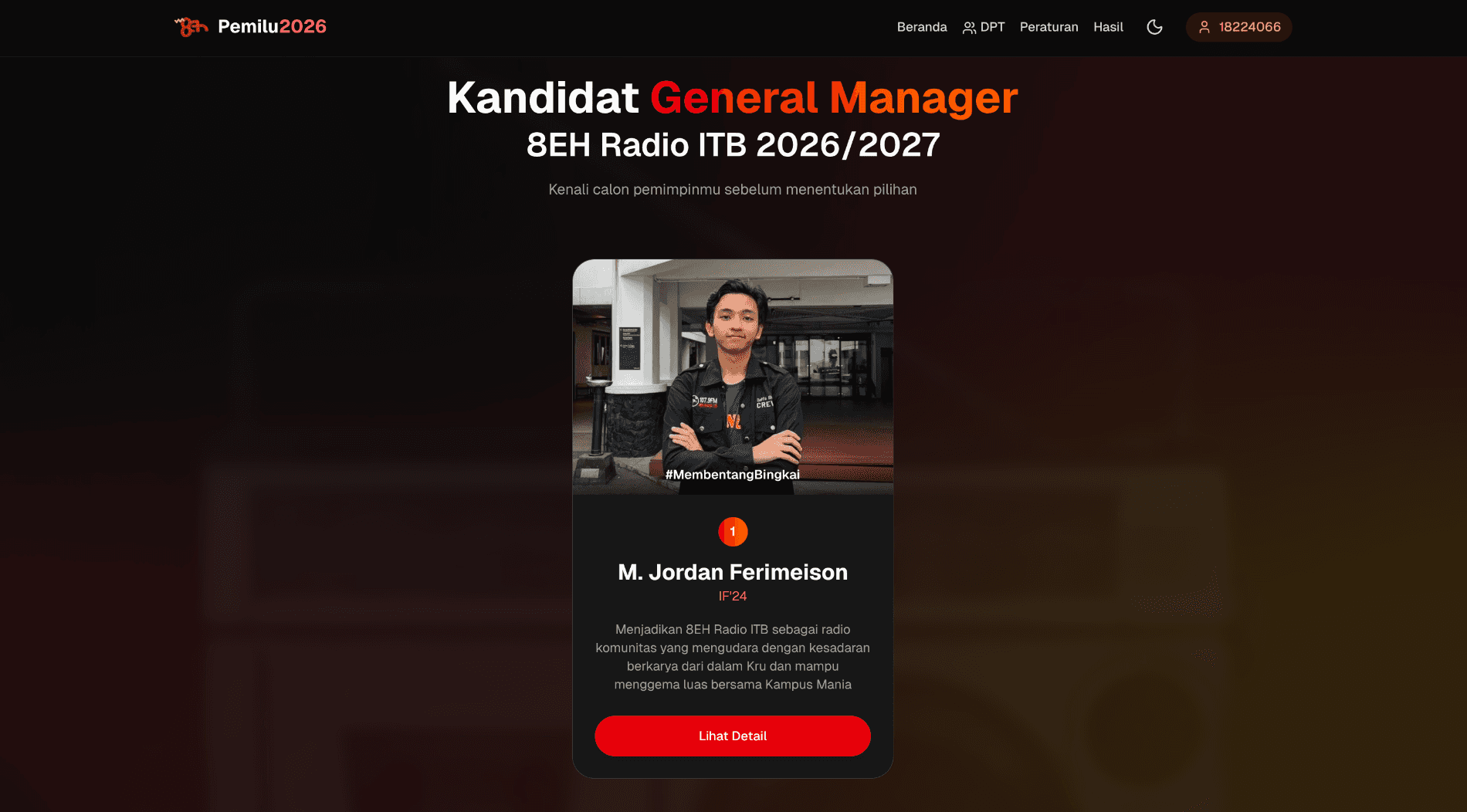 Pemilu 8EH Radio ITB 2026 gallery 2