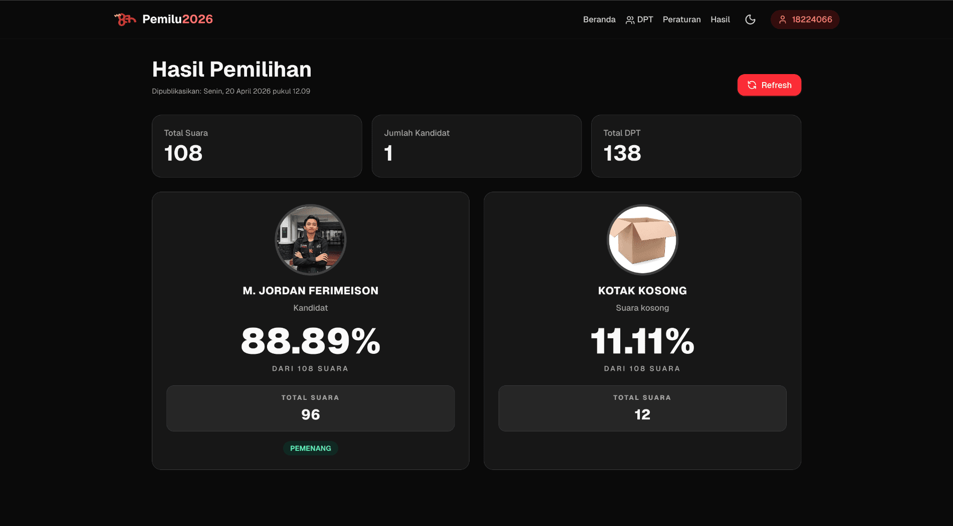 Pemilu 8EH Radio ITB 2026 gallery 6
